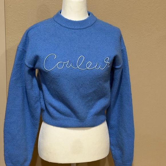 H&M Sweaters - H&M Blue Crew Neck Sweater